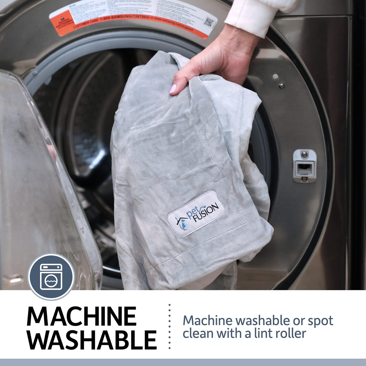 PetFusion Premium Dog Blanket, Cat Blanket | Ultra Soft Pet Blanket Available in Plush or Quilted, 2 Colors (Grey, Brown) | Perfect Blanket for Small Dogs & Large Dogs. 12 Month Warranty X-Large 60 X 48"