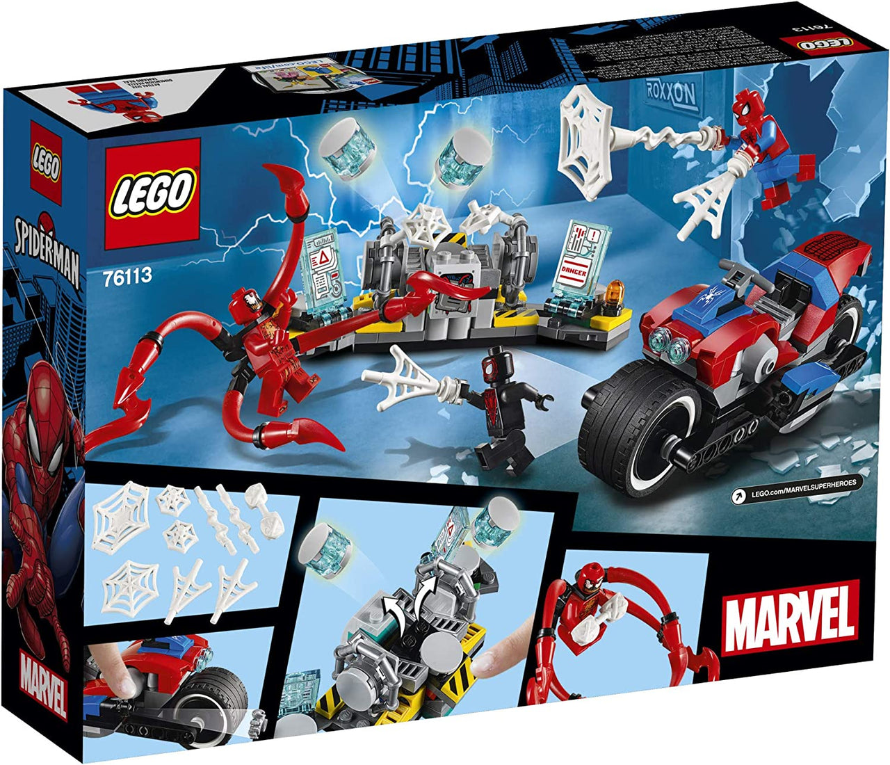 LEGO Marvel Spider-Man: Spider-Man Bike Rescue 76113 Building Kit (235 Pieces)