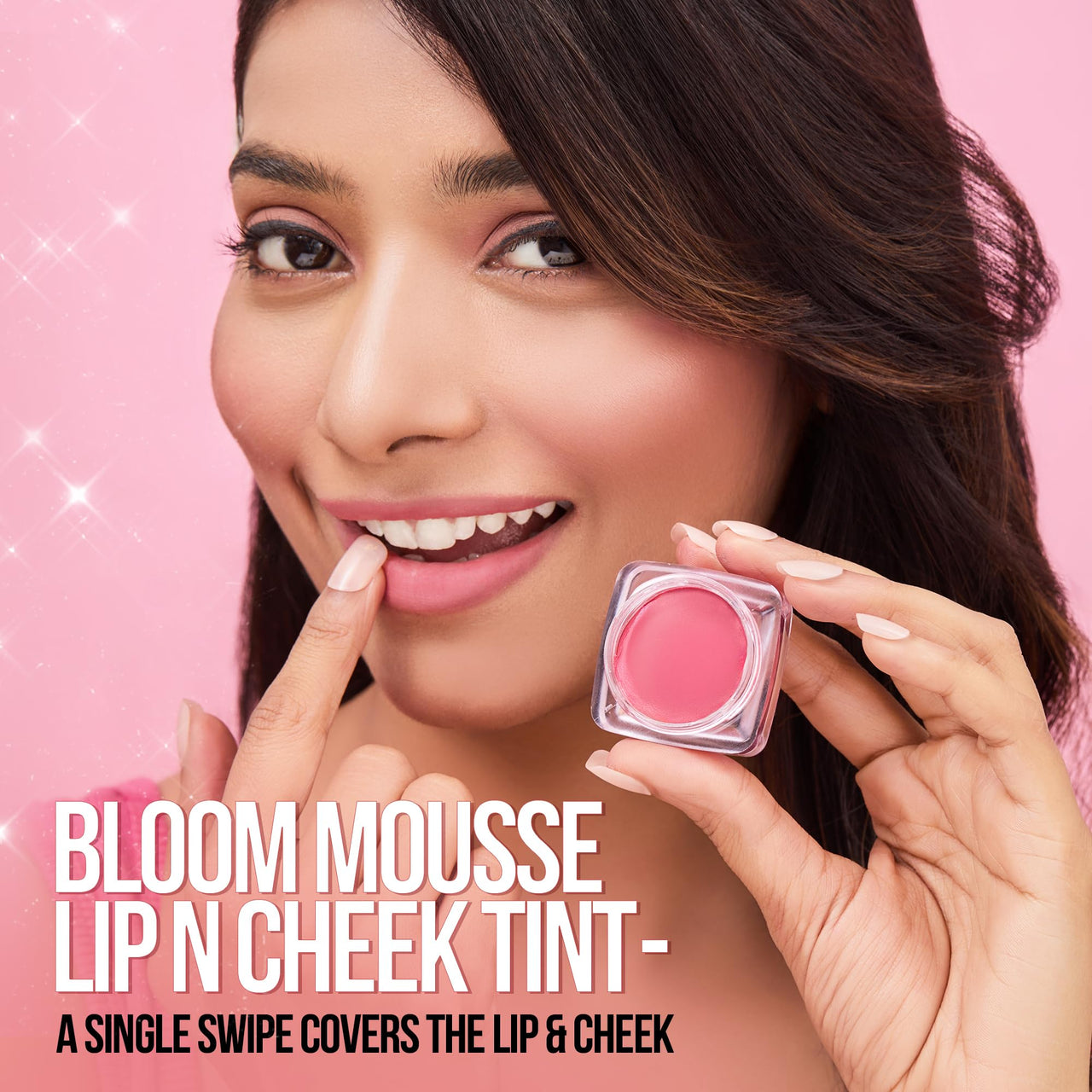 Hilary Rhoda Bloom Mousse Lip N Cheek Tint | Waterproof & Smudge-Proof | 12-Hour Stay | Non-Drying Formula | Mousse Texture | Matte Finish - 5g (Cinnamon chip - Shade 02)