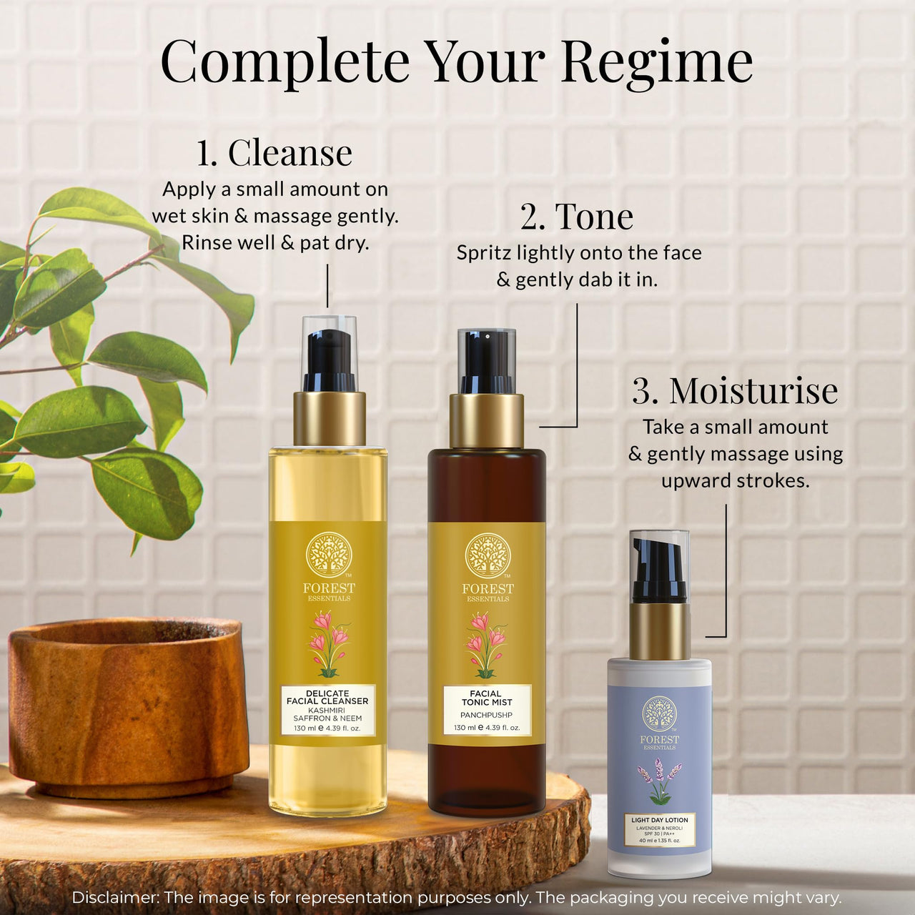 Forest Essentials Delicate Saffron & Neem Facial Cleanser with Hyaluronic Acid & Niacinamide | Designed For Acne Prone & Sensitive Skin | Gentle, Clarifying Face Wash | Sulphate & Paraben Free