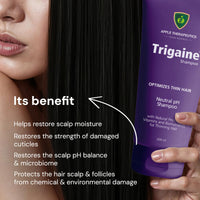 Trigaine Shampoo 200ml | pH Balanced Best Daily Shampoo For Heat Treated & Color Damaged Hair | Protein Intensive Dermatologist-Recommended Everyday Use for Women & Men