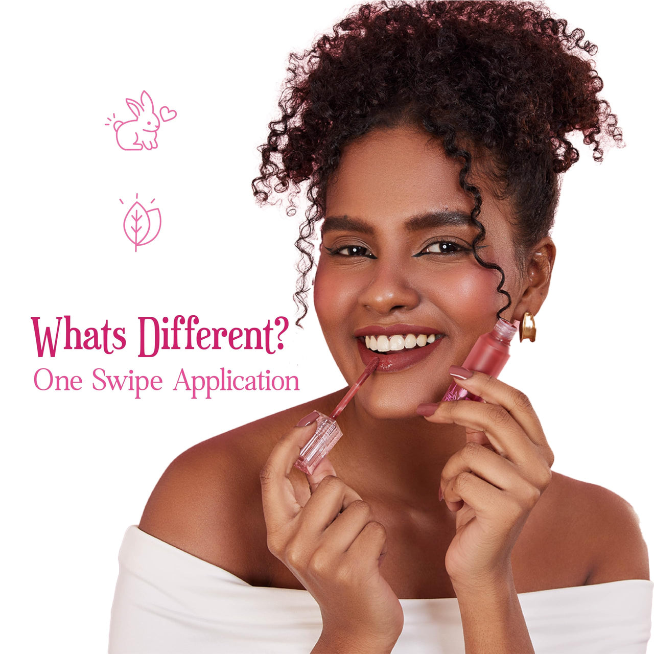 Tint Cosmetics Emily in Paris Liquid Lipstick. Long-lasting & Smudge-proof. Water & Transfer-proof. One-swipe Application. Ultra-pigmented with Precise Tip Application. Non-sticky, Non-drying, for All Skin Types. BonBon (Pink) 4ML.