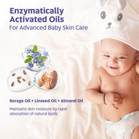 EQUALSTWO Baby Moisturizer, 500ml, 100% Natural Coconut based Daily Baby Skin Care Body Lotion for Nourishing Skin, All Skin Types, PH 5.5, Dermatalogically Tested, No Parabens No Sulphates, Pack 1