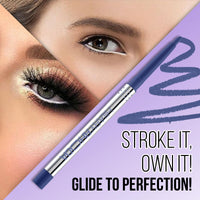 Hilary Rhoda Stroke It Eye Pencil | Coloured Eyeliner and Kajal Pencil | Easy Glide & Quick-Drying Formula | Matte Finish | Built-in Sharpener | 0.26g (Ocean Blue | Shade 03)
