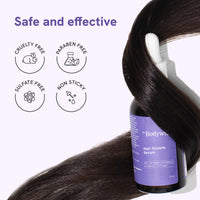 Be Bodywise 3% Rosemary Hair Serum | With 3% Redensyl, 2% Aminexil, & 2% Anagain | For Thicker & Stronger Hair | Prevents Hair Fall & Stimulates Hair Follicles | For All Hair Types | 30ml