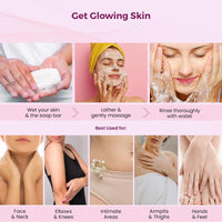 Kozicare Kojic Acid Soap & Glutathione Soap | Body Tan Removal Soap | Bath Soap for Men & Women | Bath Soap Combo Offers | Reduces Dark Spots & Hyperpigmentation | For Glowing Skin - Pack of 3