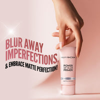 Hilary Rhoda Power of Blur Primer | Lightweight & Silicone-Based | Matte Finish & Oil-Control | Infused with Vitamin A & E | Water-Proof & Smoothening Primer - 30ml
