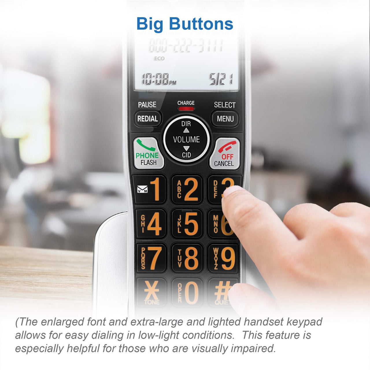 AT&T BL102-2 DECT 6.0 2-Handset Cordless Phone for Home with Answering Machine, Call Blocking, Caller ID Announcer, Audio Assist, Intercom, and Unsurpassed Range, Silver/Black 2 Handset