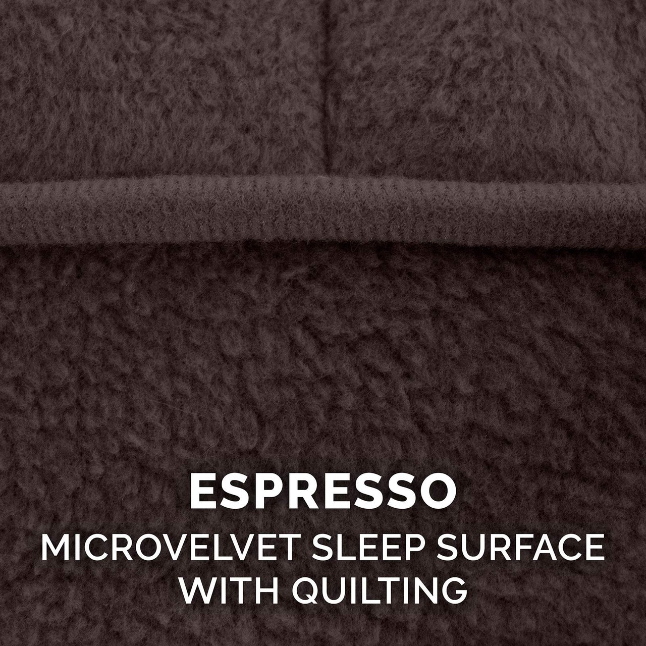 Furhaven Replacement Dog Bed Cover Microvelvet Contour Luxe Lounger, Machine Washable - Espresso, Jumbo (X-Large) Microvelvet (Espresso) 45.0"L x 30.0"W x 0.3"Th Cover Only