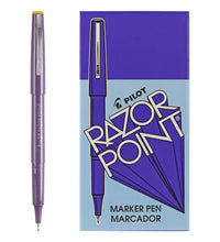 PILOT Razor Point Fine Line Marker Stick Pens, Ultra-Fine Point (0.3mm) Purple Ink, 12-Pack (11013) 12 Count (Pack of 1)