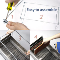 Officemate Hanging File Frame, 24-27, Letter Size, Steel, 1 Set (91964)