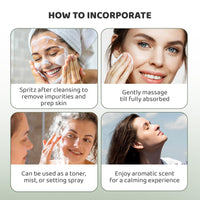 Rey Naturals Aqua Range | Roman Chamomile Plus Rice Toner For Glowing Skin - 100ml | Non-Oily Rice Water Toner Korean For Women & Men | Toner For Clear, Glass & Smooth Skin | For All Skin Types