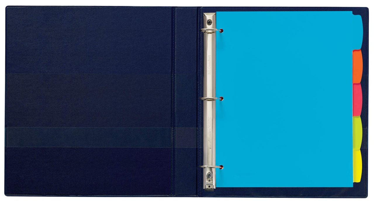 Avery Big Tab Write & Erase Durable Plastic Dividers for 3 Ring Binders, 5-Tab Set, Bright Multicolor, 1 Set (16129)