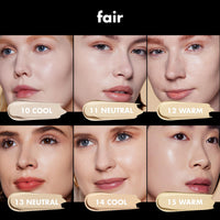 e.l.f. Soft Glam Cream Foundation, Medium Coverage, Long-Lasting & Buildable Foundation For A Smooth, Satin Finish, Vegan & Cruelty-Free, 15 Fair Warm