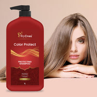 TryOnes Color Protect Shampoo, Vibrant & Revived Colour, For Colour-treated Hair, Protects from UVA & UVB, 1000 ml