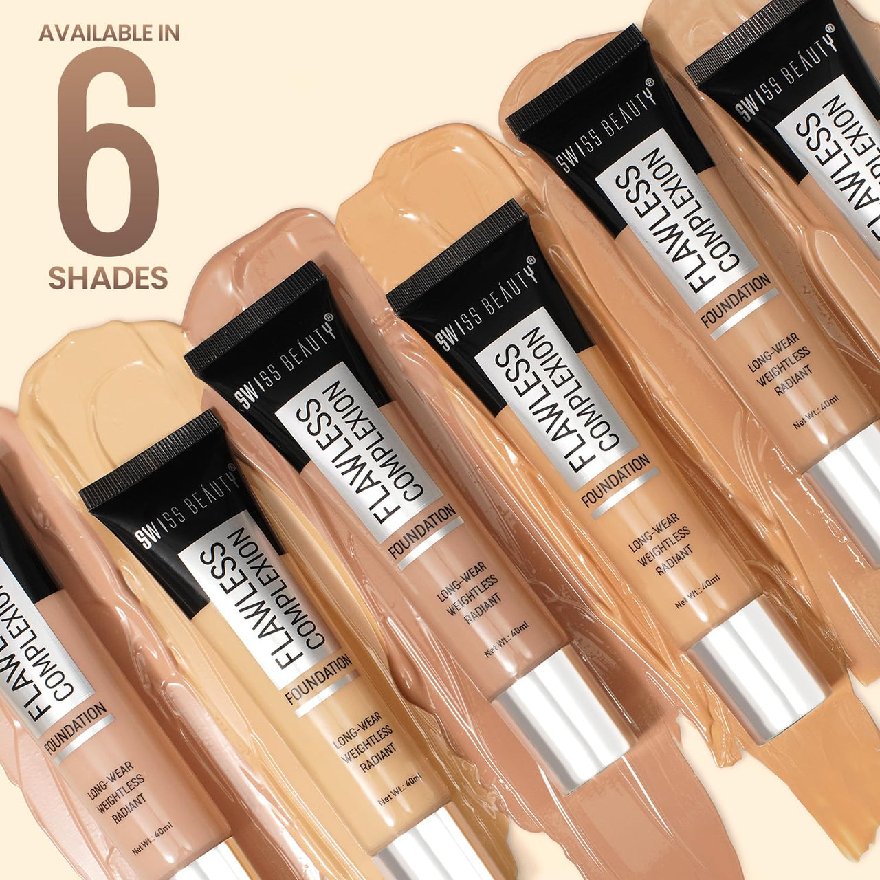Swiss Beauty Pearl Illuminator Foundation, Face Makeup, Shade- Pale Medium, 35Gm