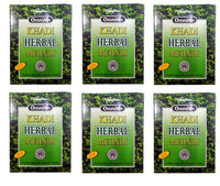 Goofin's khadi Herbal Mehndi - Pack of 6 (480g, Black)