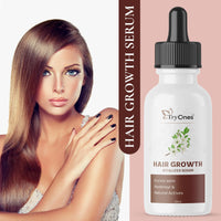 TryOnes Professional Hair Serum for Frizzy Hair||Serum for Women & Men||All Hair Types for Frizz-free, Smooth & Glossy Hair||Hair Growth Vitalizer Serum_30ML