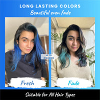 2.Oh! Italian- Blue Hair Color For Women & Men | Ammonia-Free DIY Semi Permanent Hair Color | Enriched with Argan Oil | Lasts upto 12-15 Washes