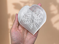 Selenite Crystal Charging Plate For Crystals And Healing Stones, 4.5