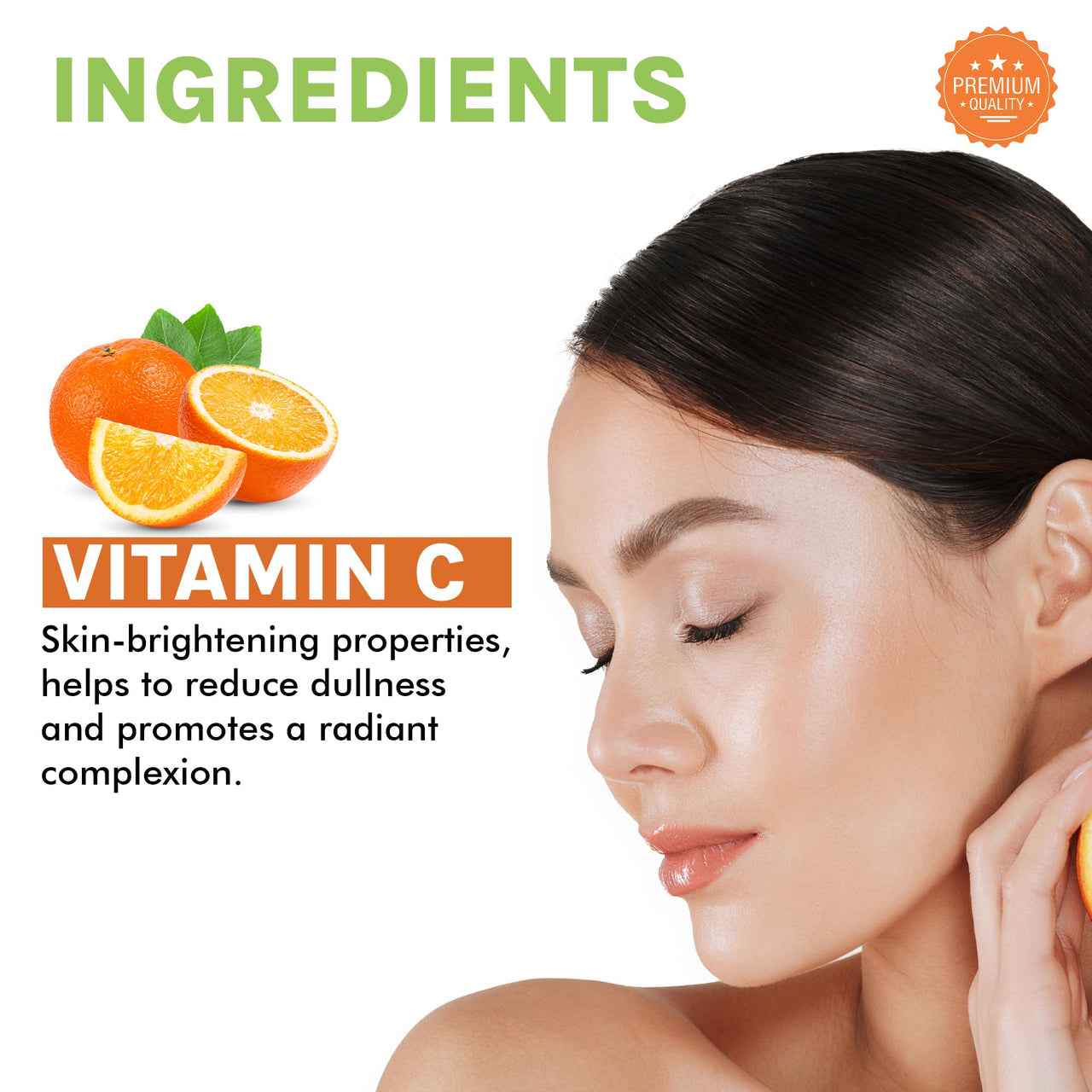 OG BEAUTY Natural CitraGlow Vitamin C Face Toner for Hydrating, Revitalizing, Tightening Pores, and Restoring pH Balance | Free from Alcohol, Paraben, Silicon Oil & Harsh Chemicals |100 ML