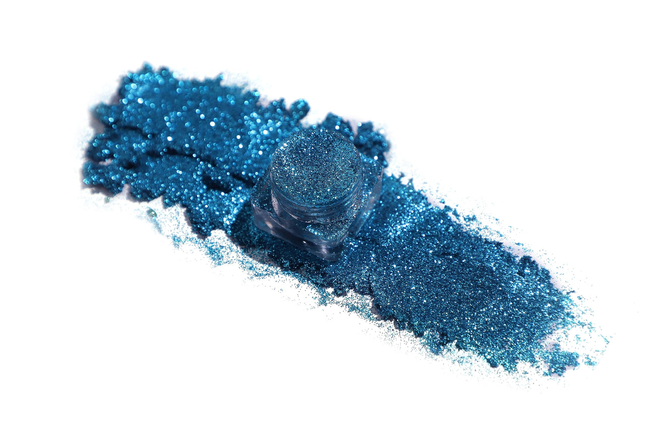 TS COSMETICS Pro Glitter Eyeshadow Palette – Oceanic | Pressed Glitter, Shimmer & Matte Finishes | Highly Pigmented, Long-Lasting Eye Makeup