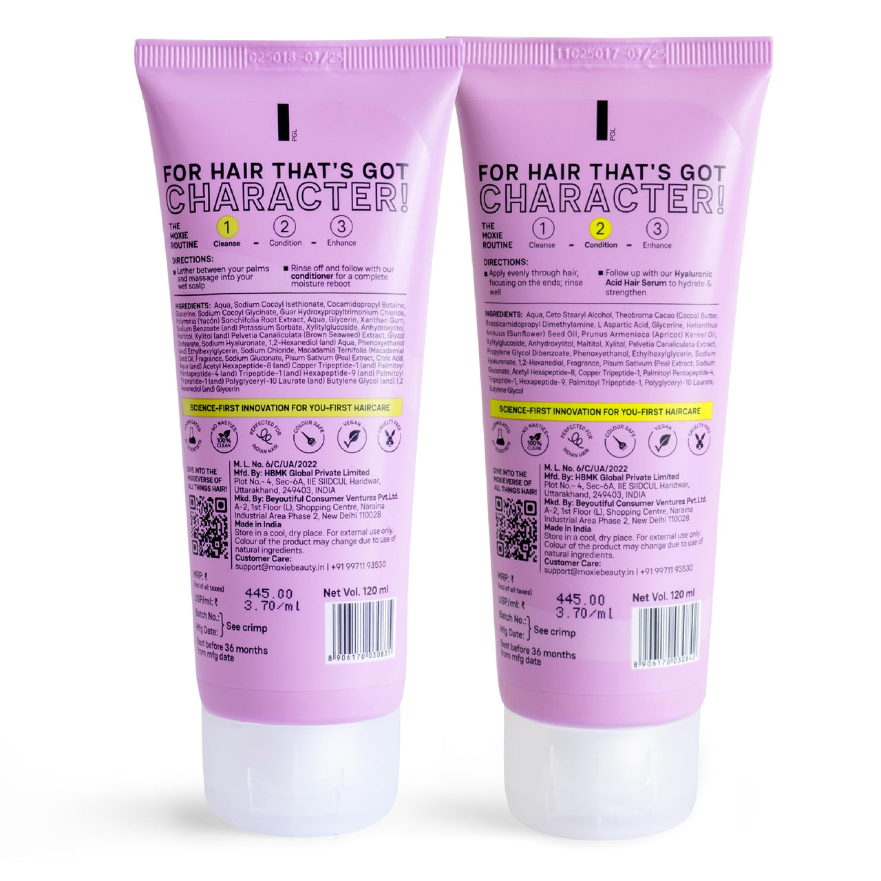 Moxie Beauty HydroRepair Travel Wash Duo | 240ml