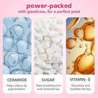 Lotus Herbals Sugar Delight Lip Balm With Spf 15 For Dry And Chapped Lips, Reduces Pigmentation, Moisturises Deeply, Glossy Finish, With Ceramides And Vitamin E, Pink Tint, Fruity Scent,(Pink, 10Gm)