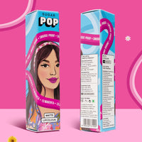 SUGAR POP Matte Lipcolour | Lasts Upto 8 hrs l Pink Lipstick for Women l Vitamin E Infused | Non-Drying, Smudge Proof, Long Lasting | 1.6ml - 13 Magenta (Dark Pink)