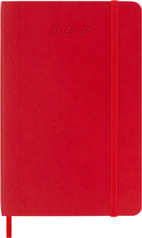 Moleskine Classic 18 Month 2023-2024 Weekly Planner, Soft Cover, Pocket (3.5