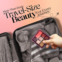 Hilary Rhoda More Than Basic Face Palette | With Blushes, Shimmer Highlighters & Eyeshadows | Highly Pigmented & Long Lasting Face Palette |10.5g (Pinkalicious - Shade 03)