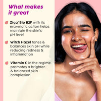 PLIX - THE PLANT FIX Guava & Roses Regime for Bright Skin & Balanced Skin pH| Hydrating Cleanser| 2-in-1 Toner Serum| Vitamin C Serum | Smoothie Moisturizer | For Men & Women| Glowing in 1 Use
