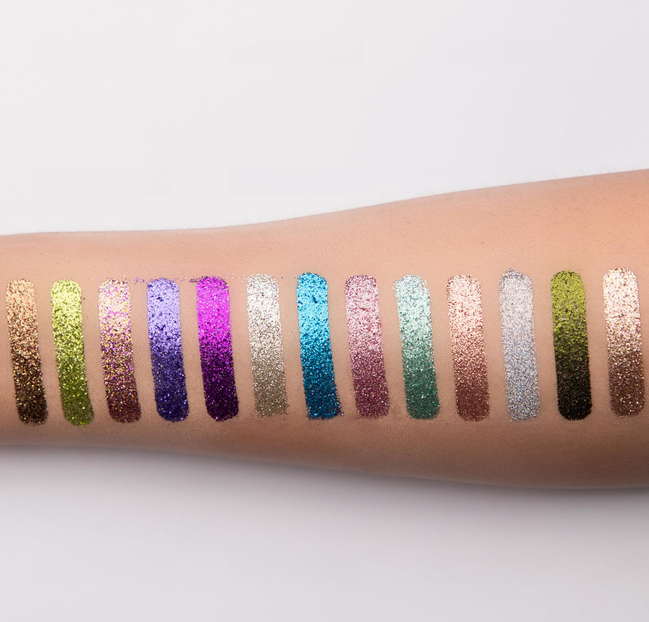 TS COSMETICS Pro Glitter Eyeshadow Palette – Blueland | Pressed Glitter, Shimmer & Matte Finishes | Highly Pigmented, Long-Lasting Eye Makeup