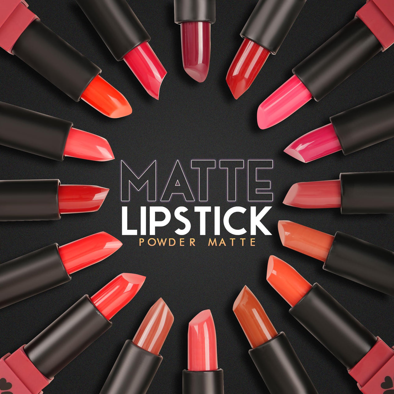 Shryoan Powder Matte Lipstick with Moisturizing and Hydrating Formula | For Every Day Use (3.2g) (Shade-12, Shade-12)