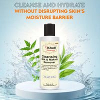 Khadi Omorose Cleansing Milk & Make-up Remover With Neem, Tea Tree & Vitamin E, 210 Ml