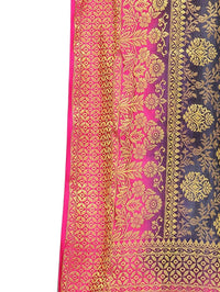 iZibra Women's  Pure Kanjivaram Silk Sraee Kanchipuram Pattu Sarees With Blouse Piece