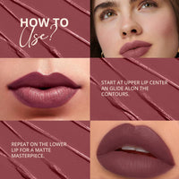 Carlton London Creamy Matte Stardust Bullet Long Stay Lipstick |Enriched with Vitamin E, Castor oil | Intense Colour, Moisturised Lips, Smooth & Light |Upto 8 hrs- 4Gm. (Dusky Rose)
