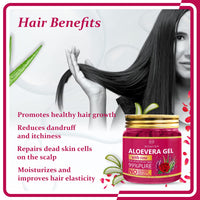 Newish 99% Pure Aloe Vera Gel with Rose for Face & Skin Care - 200 GM