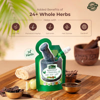 Indus Valley Bio Organic Herbal Henna Paste, 150g Pack of 2 with Applicator Brush