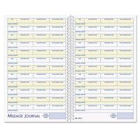 Adams ABFAFR12 Vehicle Mileage and Expense Journal, 5-1/4