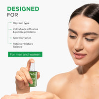 Oshea Herbals Neempure Anti Acne & Pimple Face Serum for Acne Prone Skin | Reduces Acne, Pimples & Controls Sebum with Retained Moisture Balance | Enriched with Neem & Willow Bark Extract 30 ml