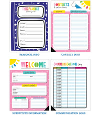 Carson Dellosa Happy Place Teacher Lesson Planner With Stickers, 8