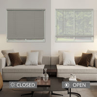 CHICOLOGY Blinds for Windows , Mini Blinds , Window Blinds , Door Blinds , Blinds & Shades , Camper Blinds , Mini Blinds for Windows , Horizontal Window Blinds , Gloss Gray, 12