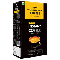 Colombian Brew Original instant Coffee 50g & Hazelnut Instant Coffee 50g
