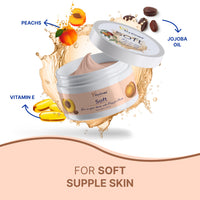 TryOnes Pure Peach Soft Light Moisturizing Cream With Vitamin E For All Skin Types 100% Natural, 0% Chemicals_Peach_50g