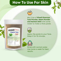 Khadi Omorose Tulsi (Basil) leaf Powder