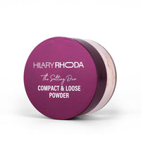 Hilary Rhoda The Setting Duo Compact & Loose Powder | 2-in-1 Compact & Loose Powder | | Matte Finish | Blends Effortlessly | Oil Control Compact | 32g (Natural | Shade 02)