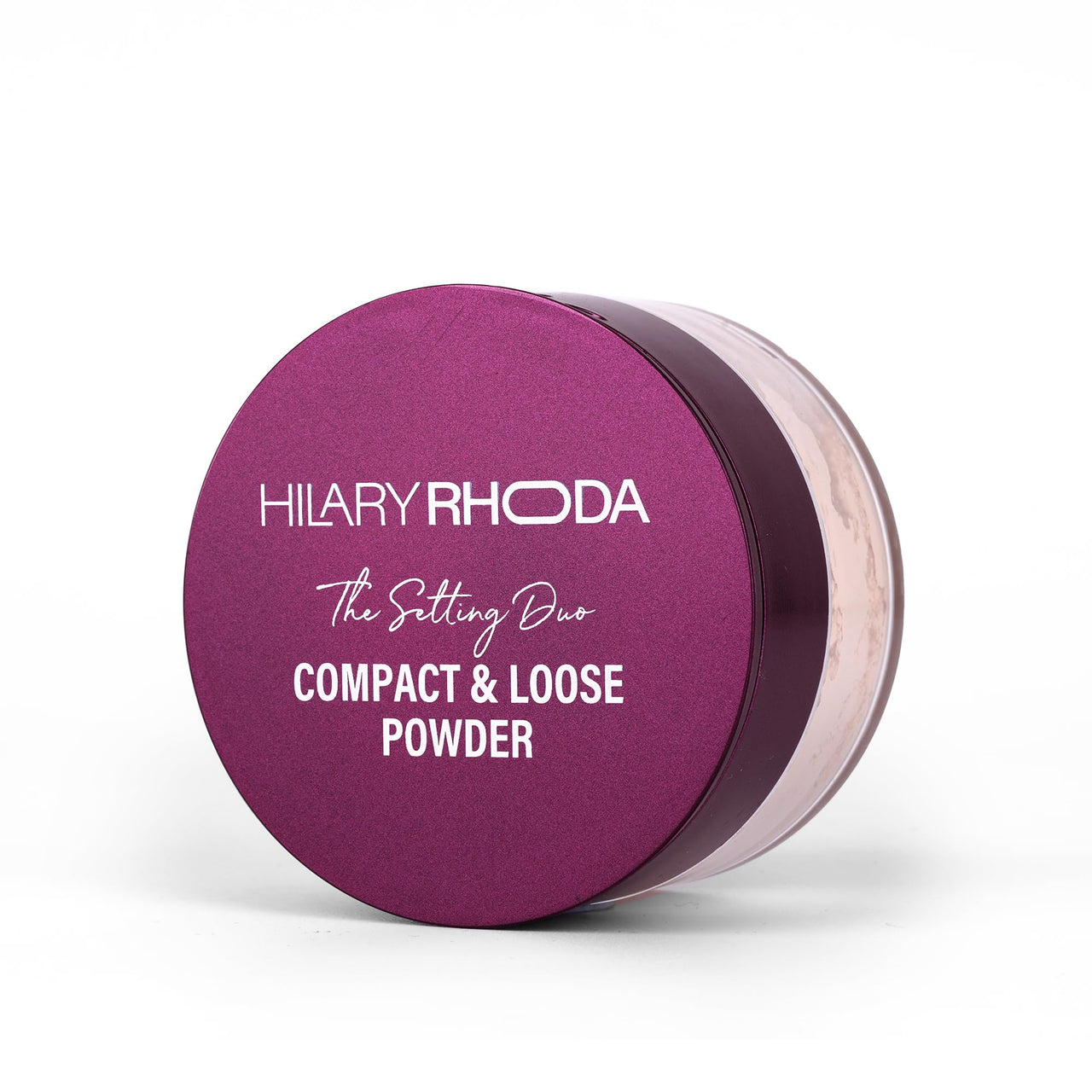 Hilary Rhoda The Setting Duo Compact & Loose Powder | 2-in-1 Compact & Loose Powder | | Matte Finish | Blends Effortlessly | Oil Control Compact | 32g (Ivory | Shade 01)