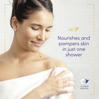 Dove Purely Pampering Body Wash with Pump for Dry Skin Shea Butter with Warm Vanilla Cleanser That Effectively Washes Away Bacteria While Nourishing Your Skin 34 oz