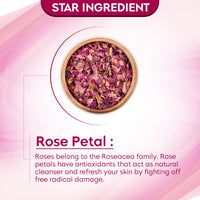 Khadi Omorose Rose Petal Powder For Face And Skin (100 gm)